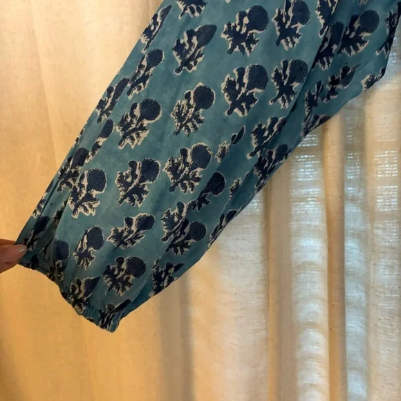 Emerson Fry EMMALINE BLOUSE - LITTLE MARIGOLDS DANUBE ORGANIC - Picture 6 of 10